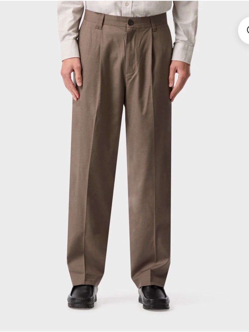I Love Ugly. Men’s Winston Tailored Pants. Size Medium. Mushroom Brown